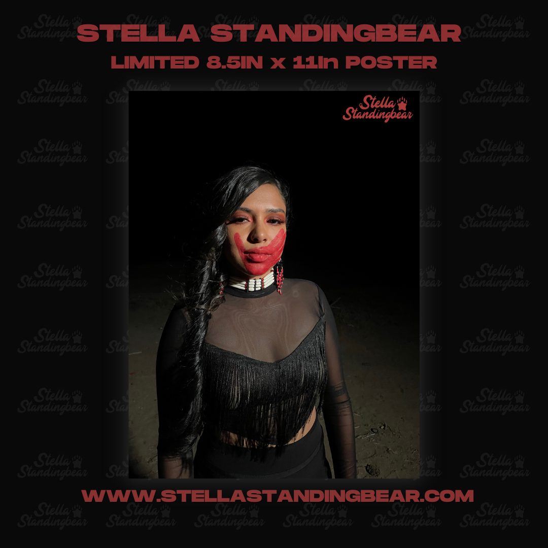 Signed Stella Standingbear posters