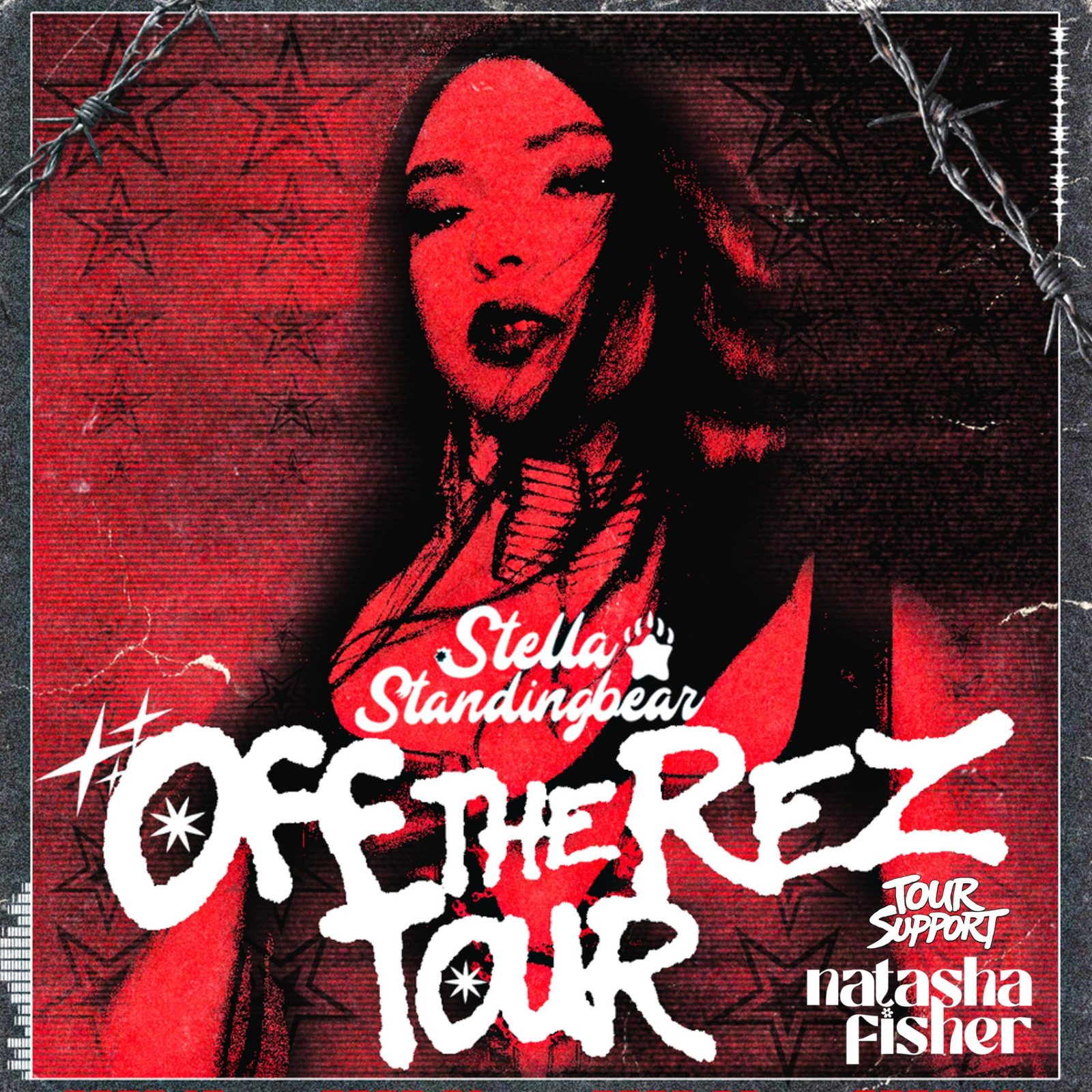 Off The Rez Tour 2026 poster