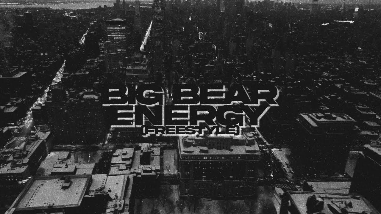 Still from the Big Bear Energy Freestyle lyric video
